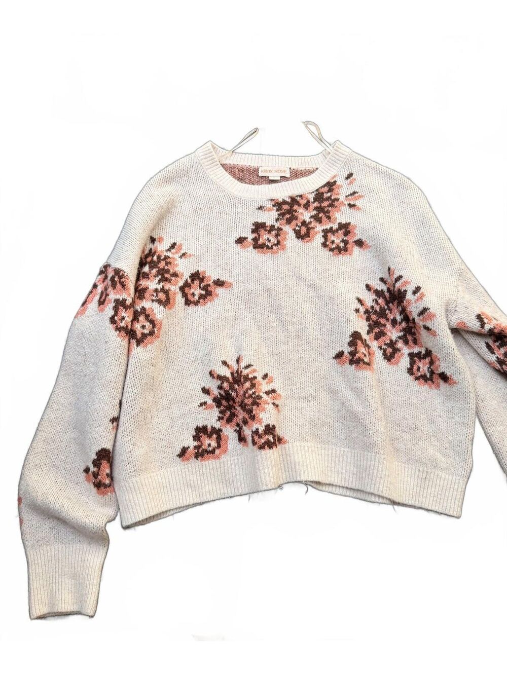 Knox Rose floral knit sweater